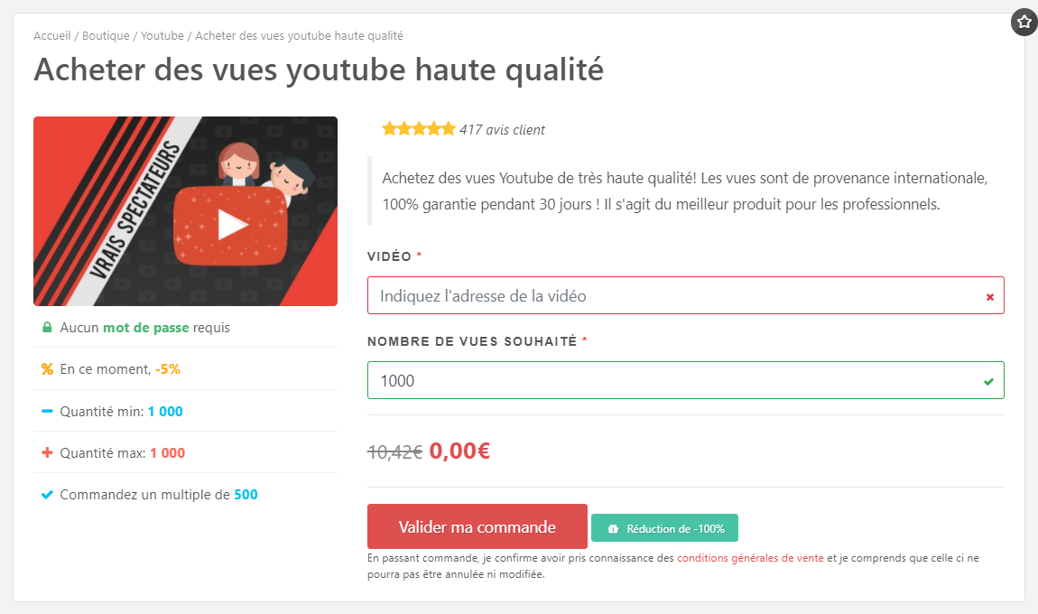 Vues Youtube Gratuites